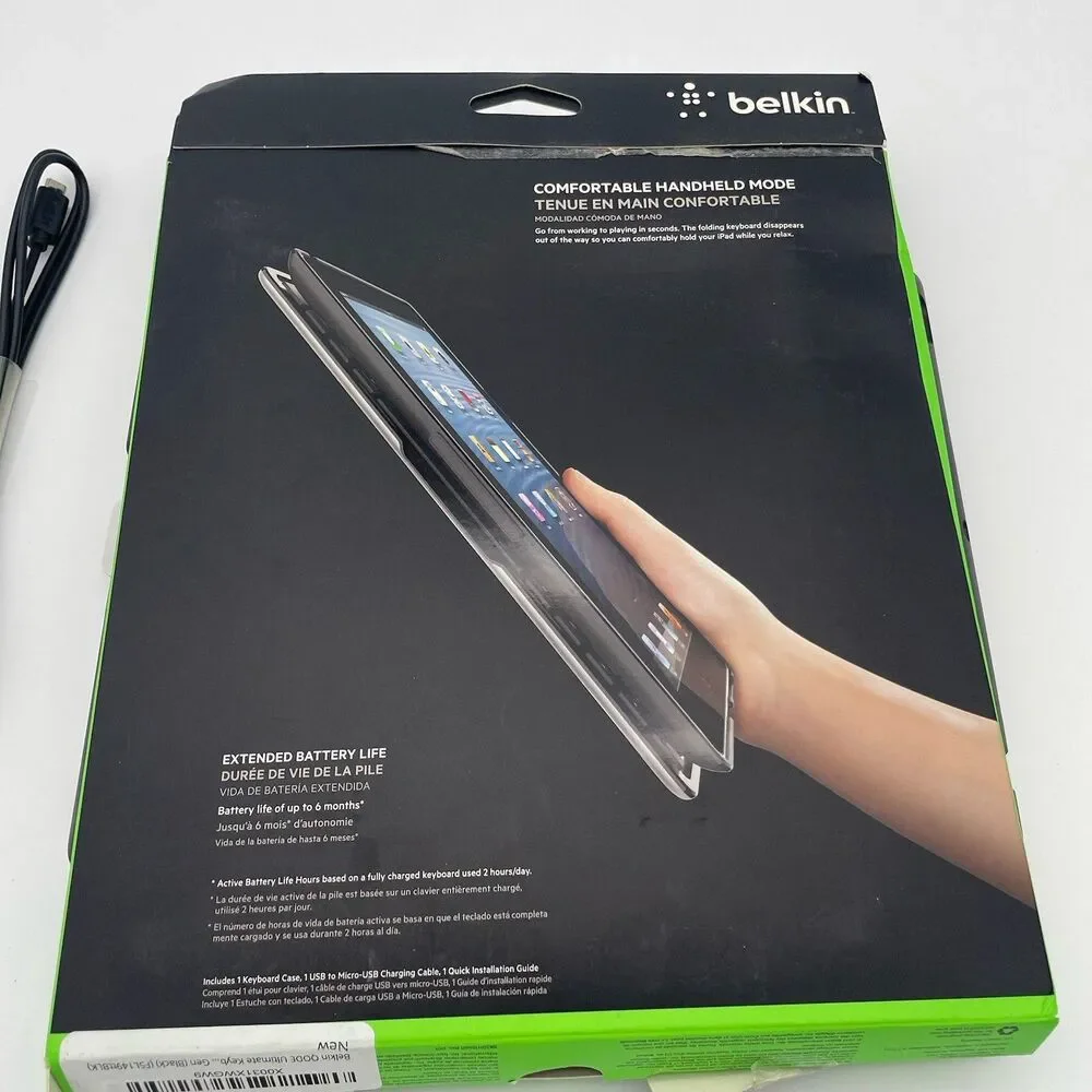 Belkin F5L151 Wireless Ultimate Keyboard Case For iPad 4th & 3rd Gen & iPad 2
